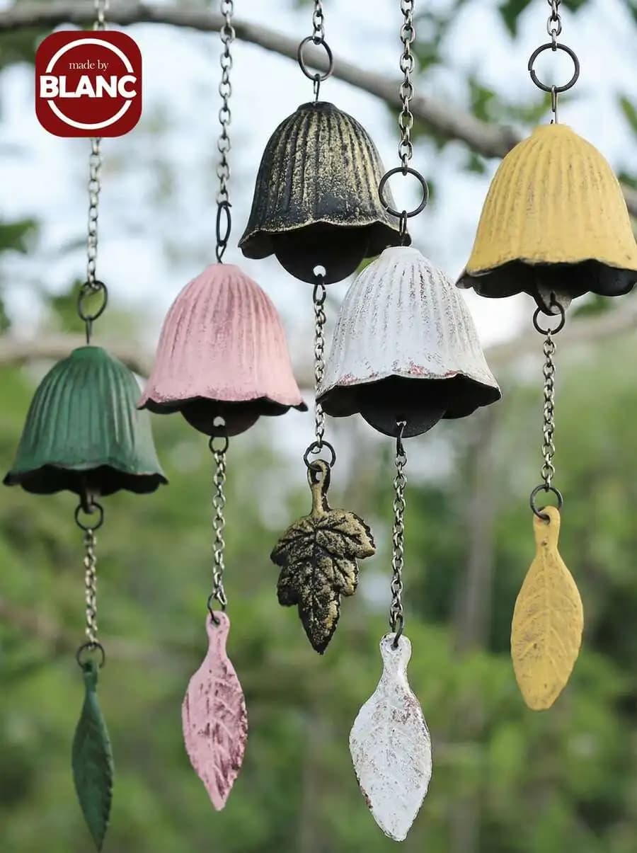 Japanese Traditional Cast Iron Leaf Wind Chimes