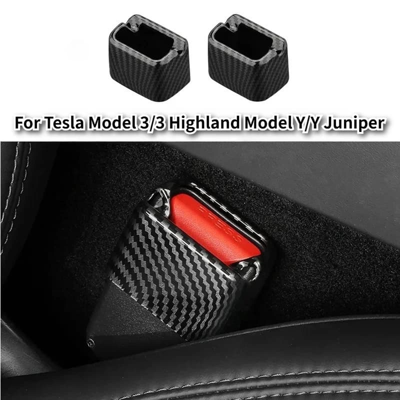 Covers Buckle Safety Belt for Tesla Model Y Juniper/Model3+ Clip Protective ABS Anti-Graffio Accessories
