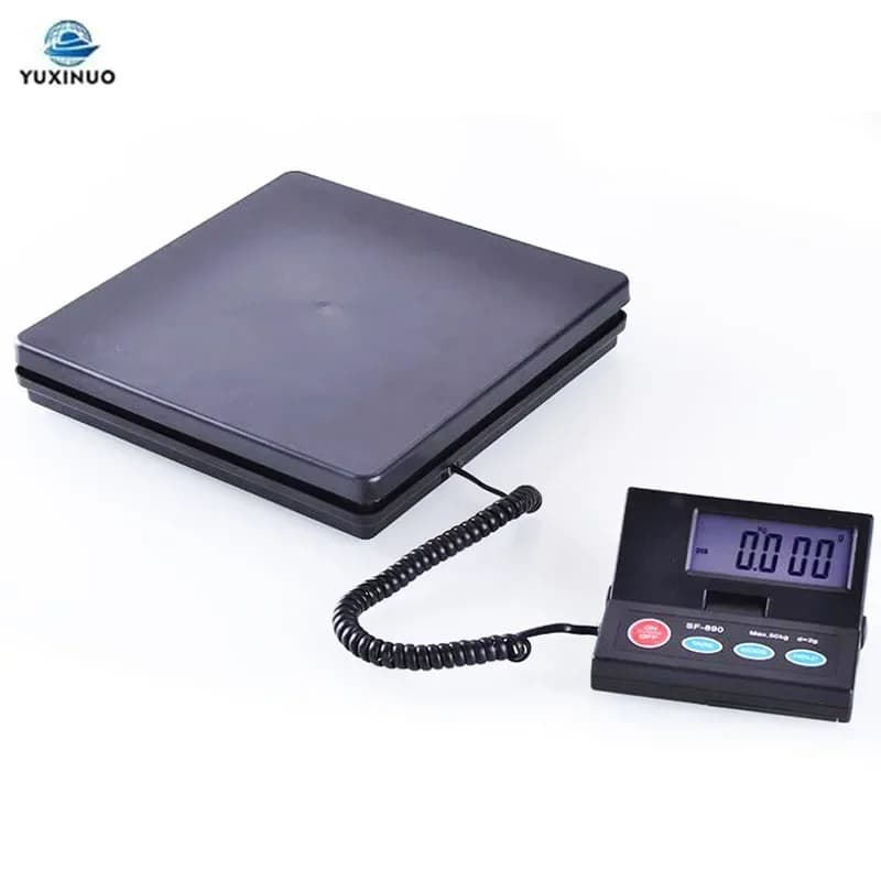 SF-890 50KG/2g LCD pacchetto bilancia di spedizione elettronica bilancia da pavimento postale pesatura piattaforma per bagagli SF890 bilancia da magazzino