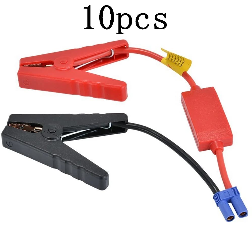 10 pz Auto Avviamento Salto Batteria 12 V Connettore di Emergenza Ponticello Cavo Morsetto Booster Morsetti A Coccodrillo Batteria Pinze per Universale