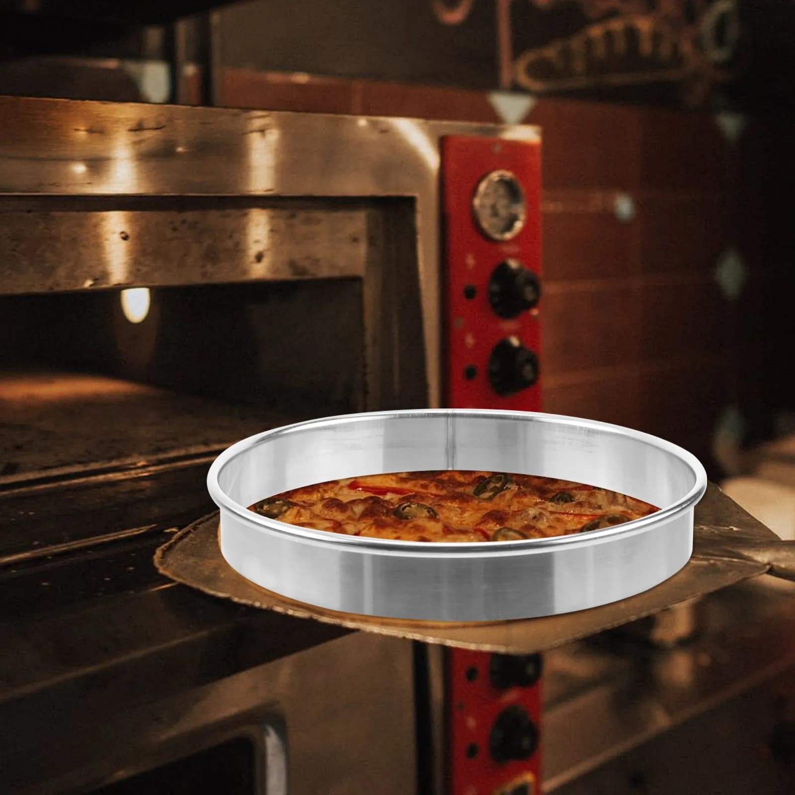 Anelli per Torte in Acciaio Inox, Stampi per Pizza e Salse, Utensili da Cucina in Metallo per Pasticceria