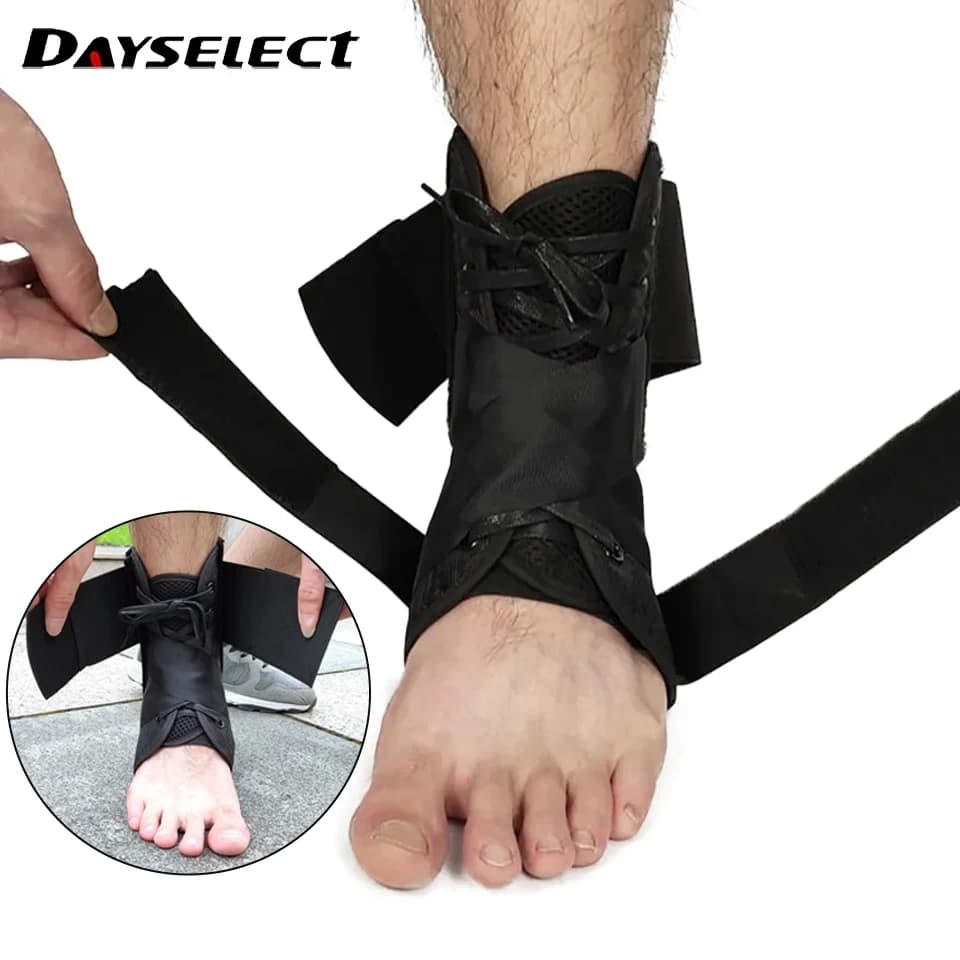 1 pz regolabile ventilare elastico Sport fasciatura pressurizzata supporto per caviglia fermo per caviglia protezione per manicotto del piede dell'ingranaggio tutore Unisex