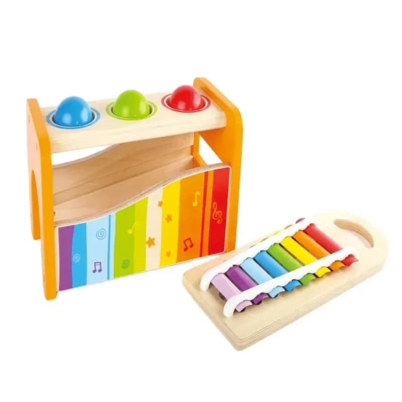 Giocattoli educativi in legno per bambini, strumenti musicali per bambini che suonano musica