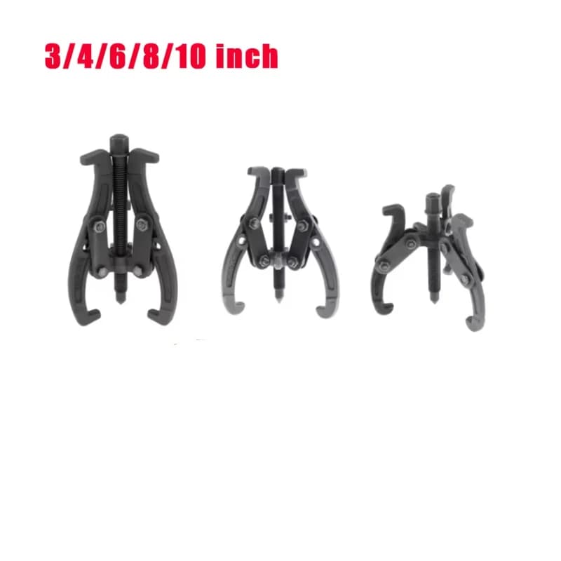 Estrattore per cuscinetti da 3/4/6/8/10 pollici Estrattore a 3 artigli Rimuovi cuscinetto Riparazione auto Strumenti meccanici Set di estrattori per ingranaggi tecnici per motori pesanti