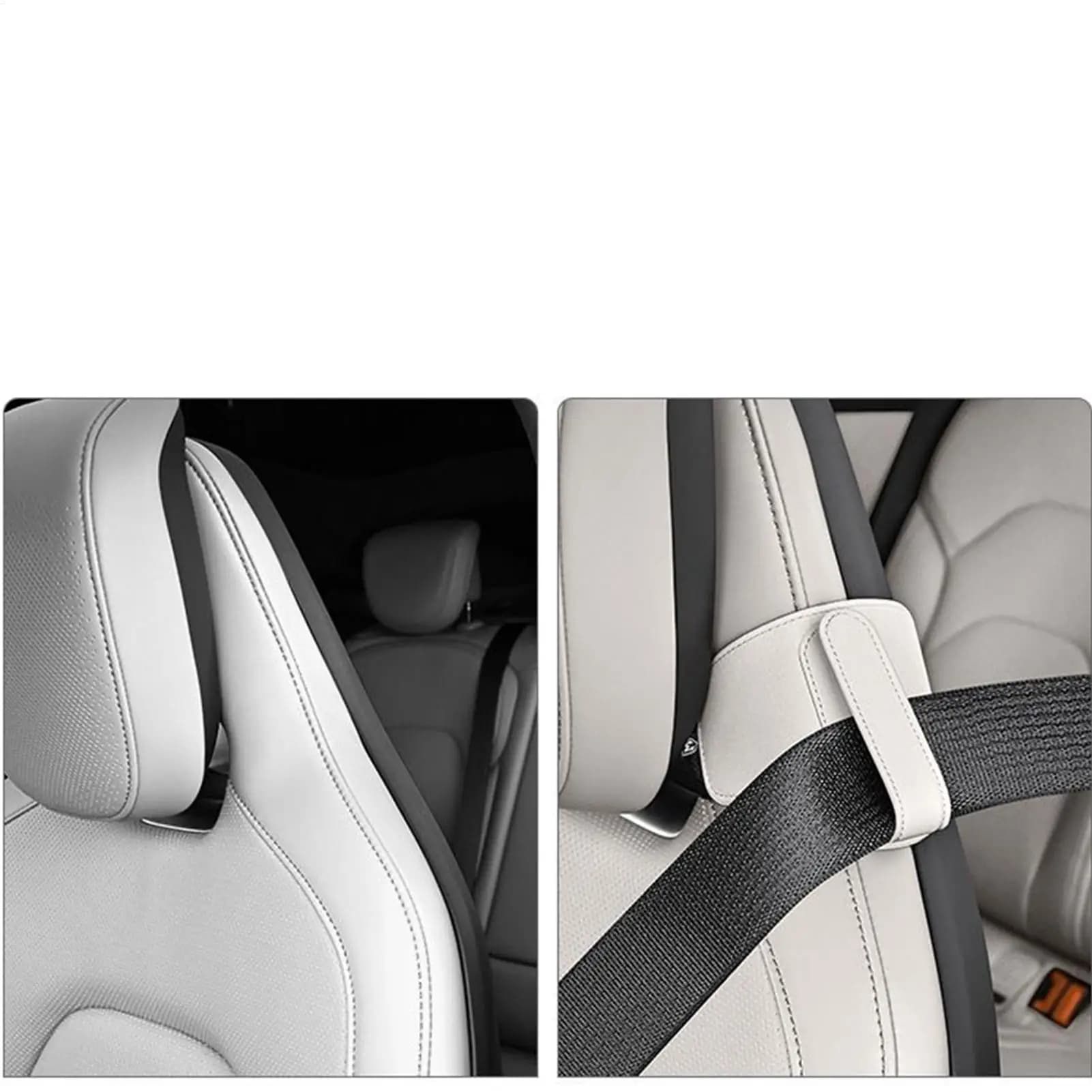Seat Belt Fixer For Car Car Seat Shoulder Strap Fixer Artificial Leather Shoulder Strap Limiter Safety Accessories For Men