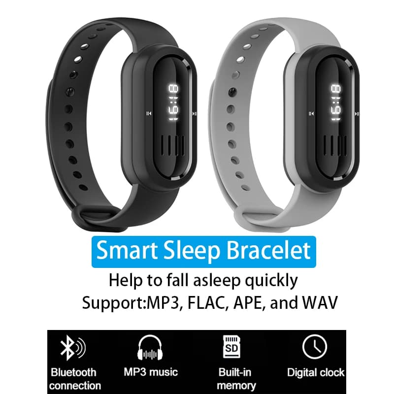 Braccialetto intelligente Sleep Smartwatch Altoparlante wireless Bluetooth Orologio Sport all'aria aperta Bracciale musicale Bracciale con rumore bianco