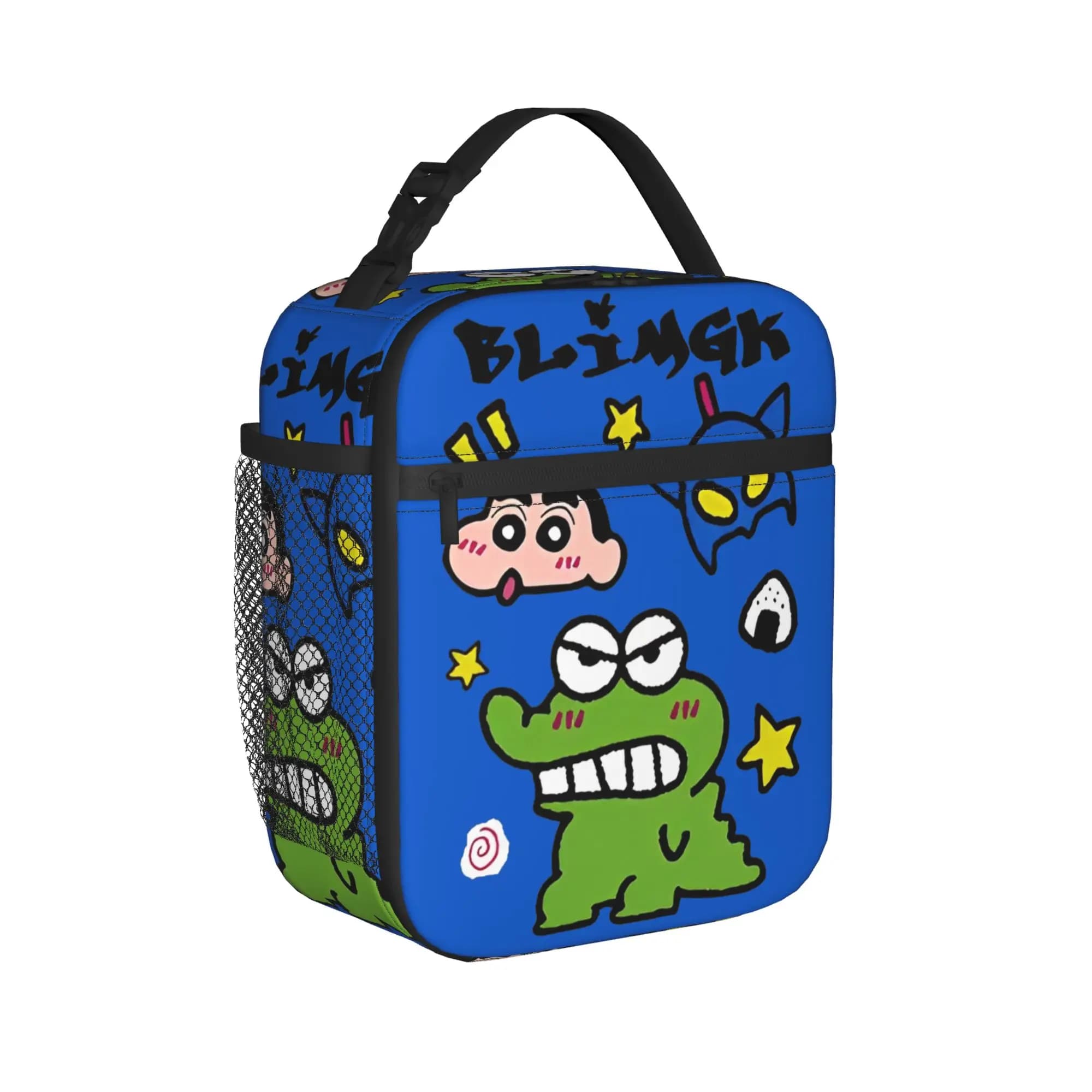 Crayon Shin-chan Insulated Lunch Bag Thermal Bag Lunch Container Japanese Leakproof Tote Lunch Box Food Handbags College Outdoor