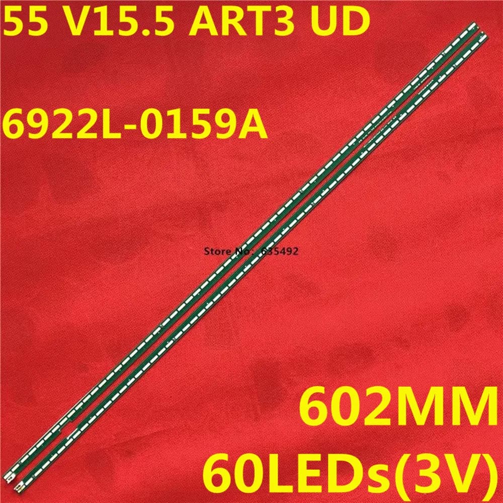 Striscia di retroilluminazione a LED 55" V15.5 ART3 UD R/L 6916L2318A 6916L2319A 6922L-0159A Per 55UF6430 55UF6450 55UH6150 55UH6450 LC550EGE