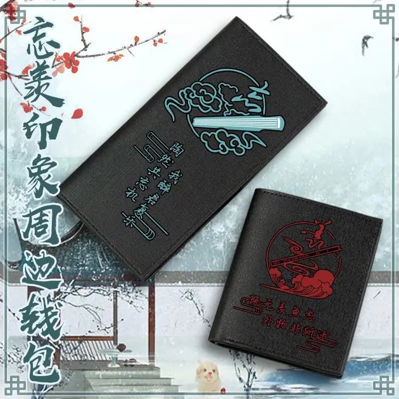 Wallet Grandmaster of Demonic Cultivation Mo Dao Zu Shi Wei Wuxian Lan Wangji Cosplay, Long Casual coin purse, Accessory and Scene Object