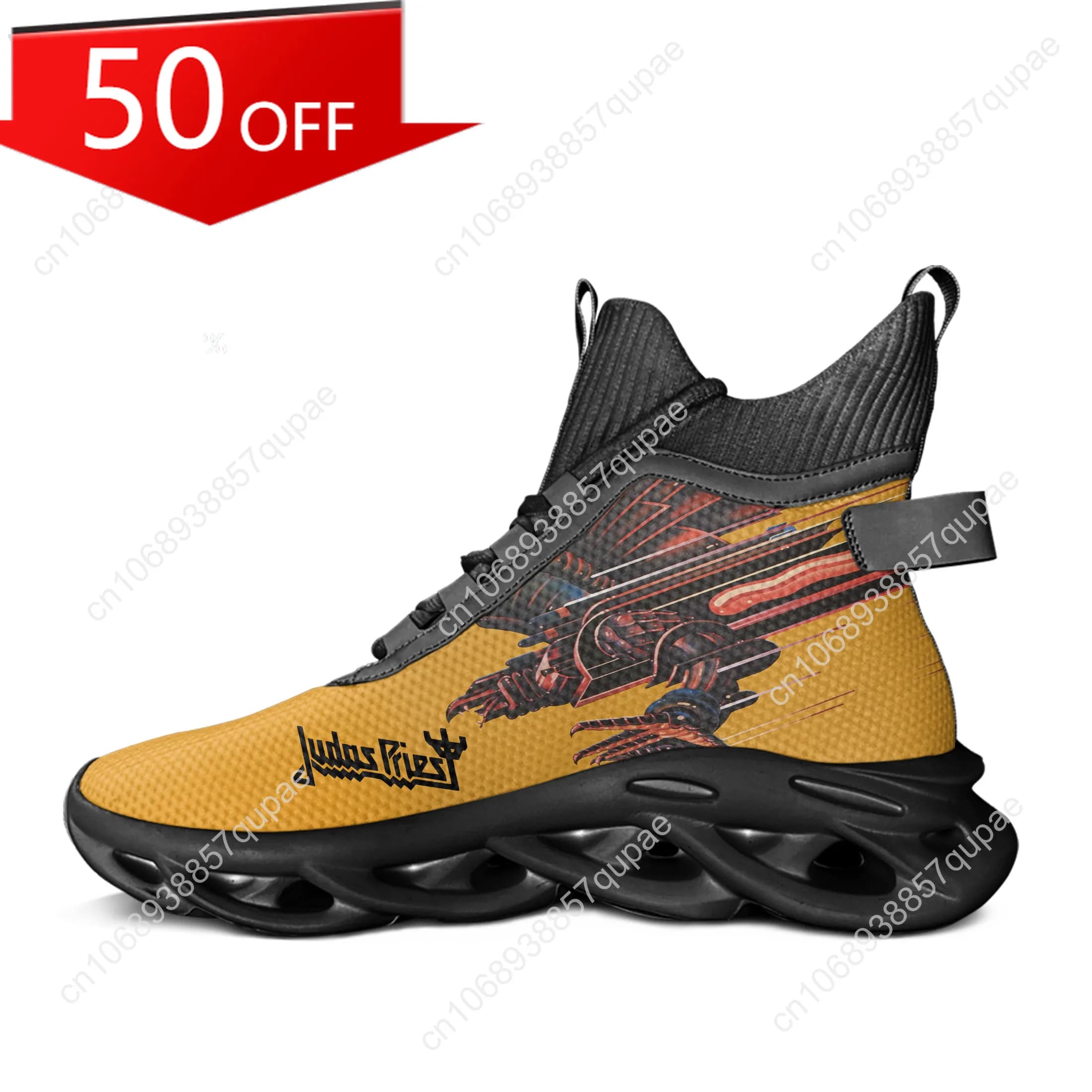 Sneakers alte Judas Priest, scarpe sportive da uomo e donna in mesh, stile Heavy Metal Rock Band, per corsa e tempo libero