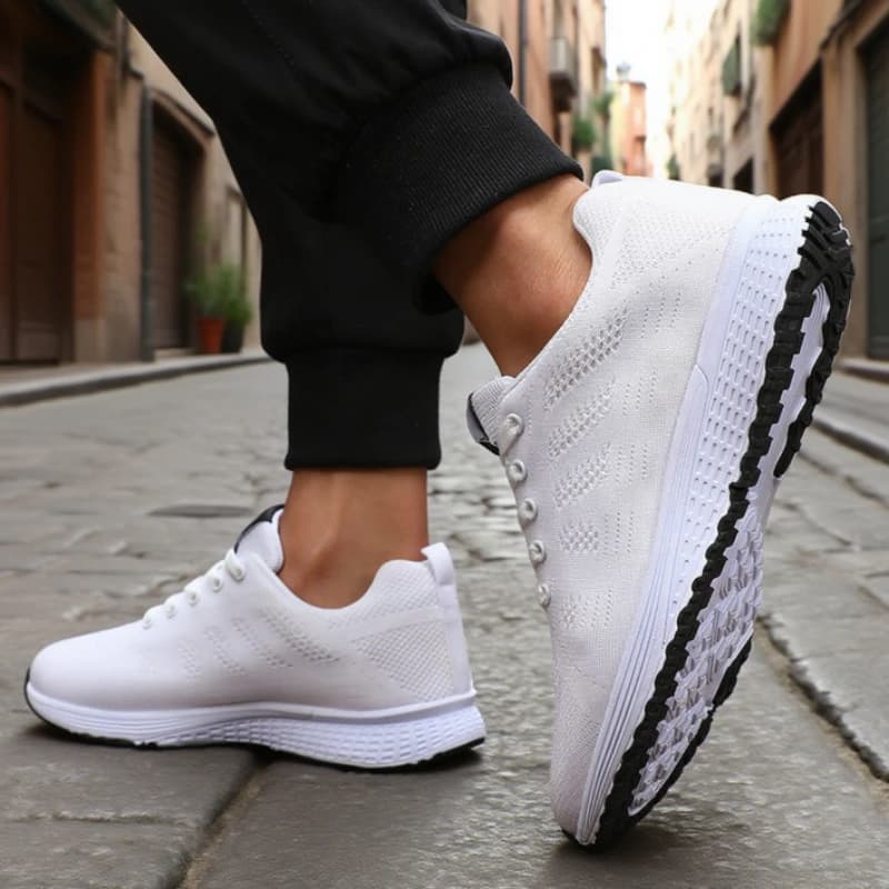 Best Seller T Scarpe casual da uomo Moda traspirante Scarpe da ginnastica da corsa ultraleggere Comode scarpe da tennis stringate da uomo