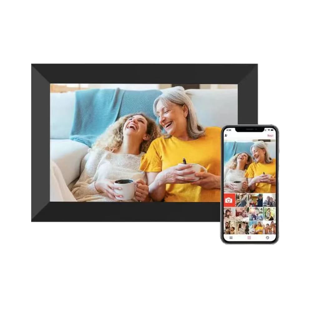 Cornice digitale in acrilico da 8 pollici con 4GB di memoria, supporto MP4, per regali di nozze, brochure video, libro animato, inviti in blocco, Wi-Fi