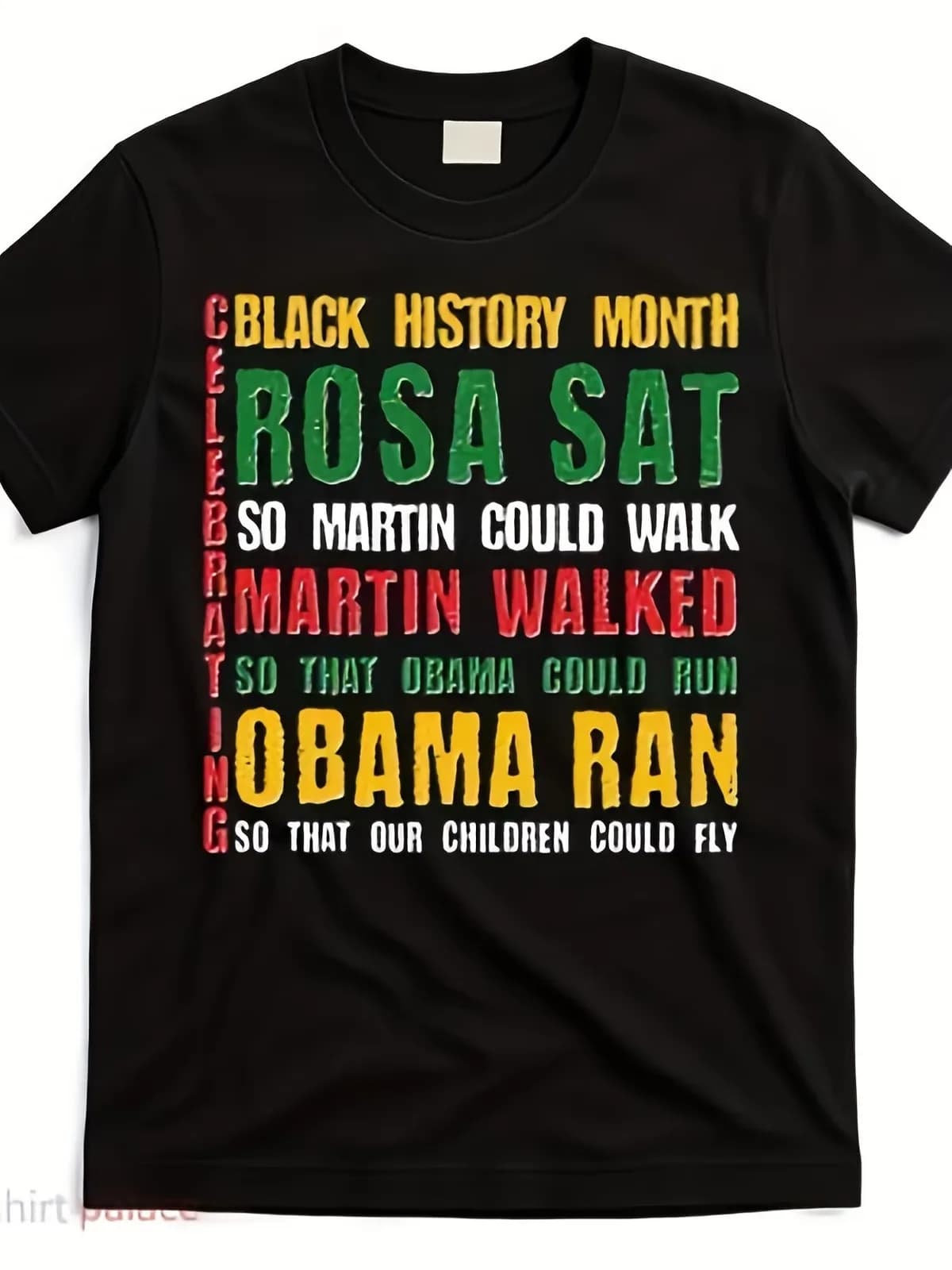 T-shirt tributo al Black History Month per tutti