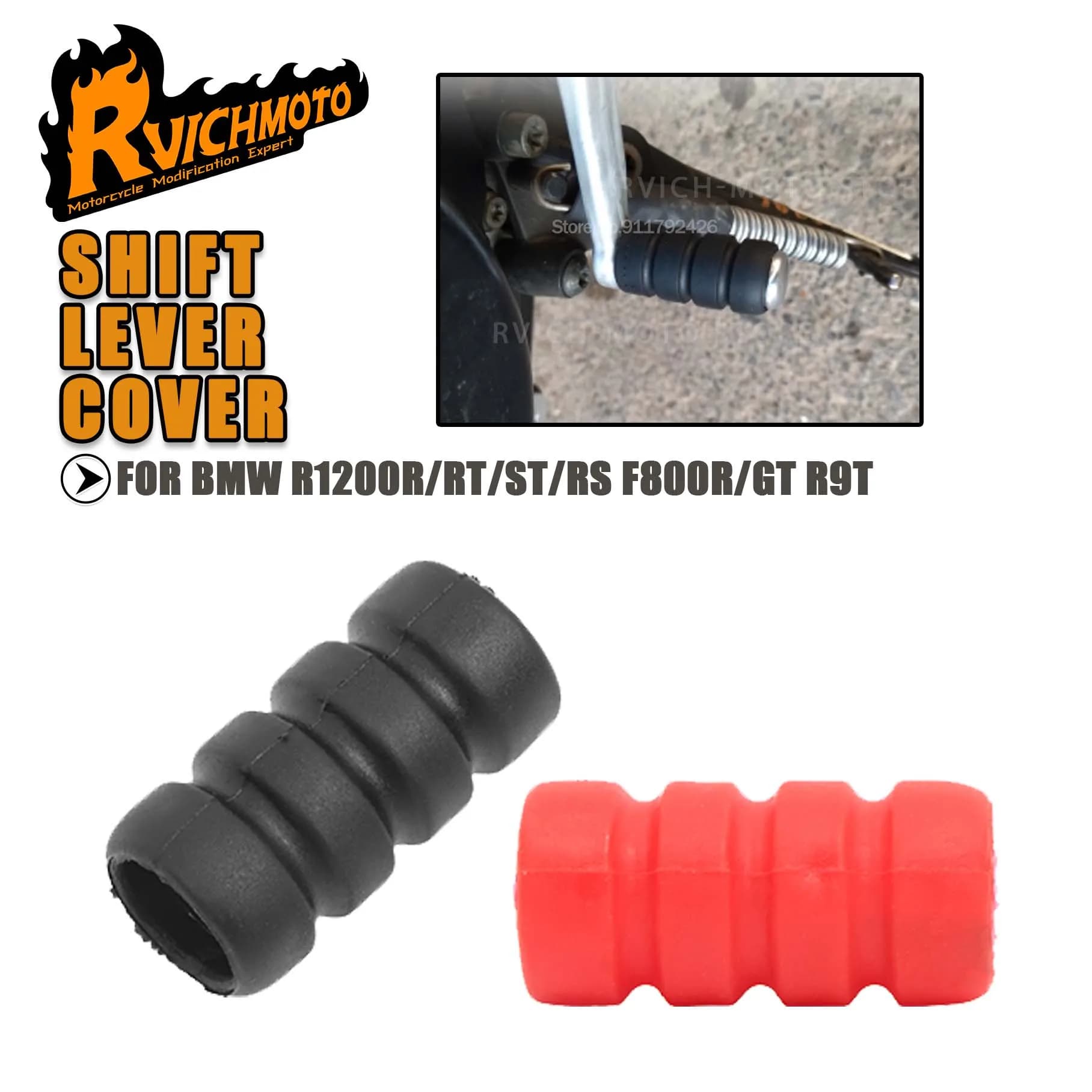 R1200 R RT ST RS Moto Leva Del Cambio Pedale Copertura In Gomma Anti Per BMW R1200R R1200RT R1200ST R1200RS F800R F800GT RNINET