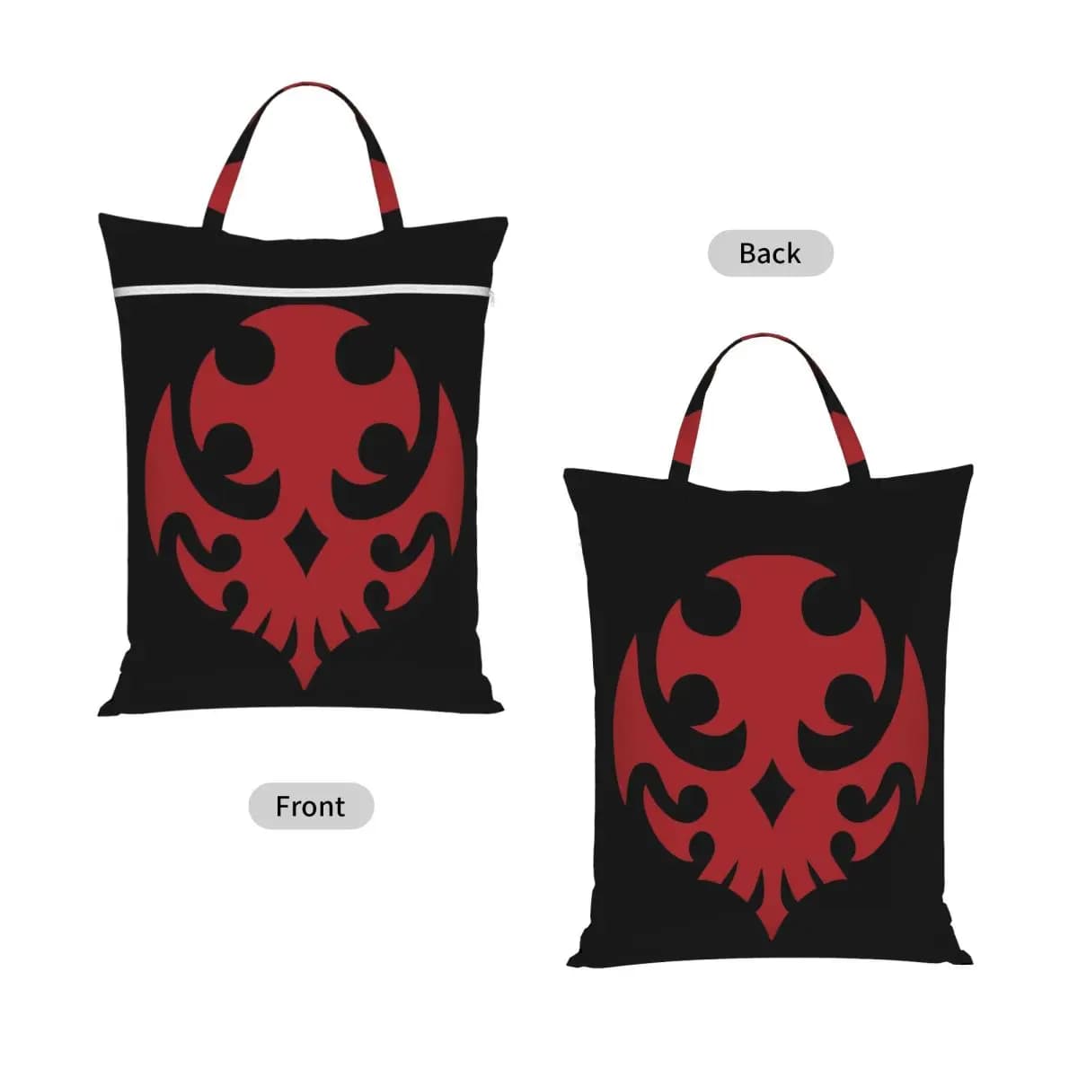 Neo The World Ends With You Reaper Travel Laundry Bag Waterproof Reusable Dirty Clothes Pouch Gym Yoga Camping Washing Basket