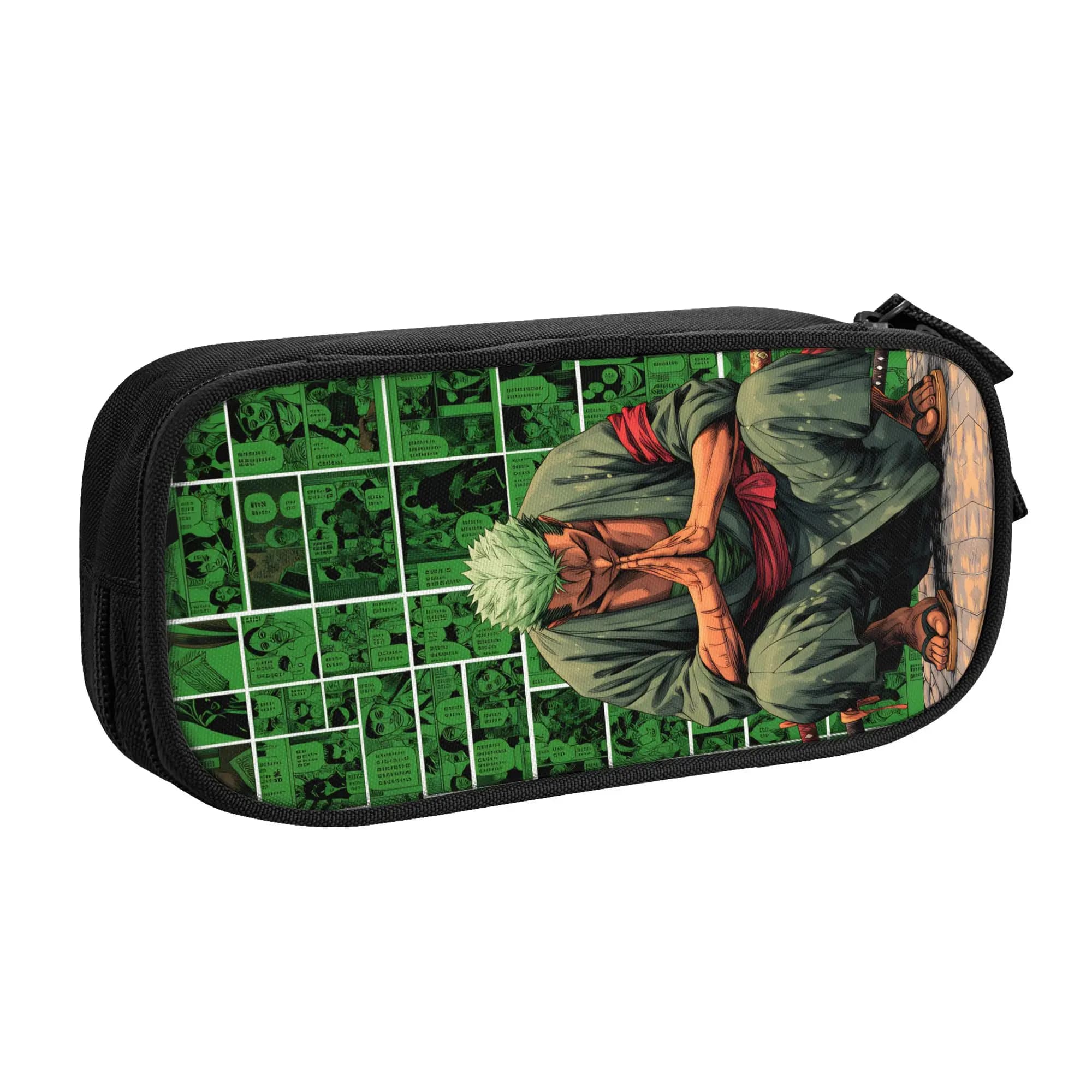 Astuccio Personalizzato Coreano Zoro One Piece per Ragazzi e Ragazze, Anime Classico Manga Film, Grande Portapenne per Scuola