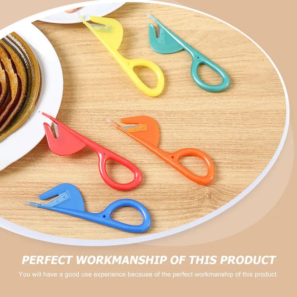 Set di 10 Coltelli per Intestino, Utensili per Apertura Intestino, Strumenti Efficienti per Lavorazione Pollame in Acciaio Inox e ABS