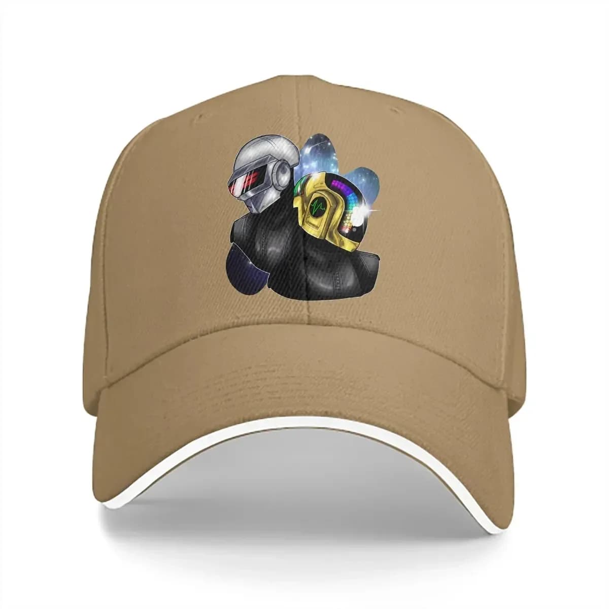 Pure Color Dad Hats Prime Time of Your Life Men's Hat Sun Visor Baseball Caps Daft Punk Peaked Cap
