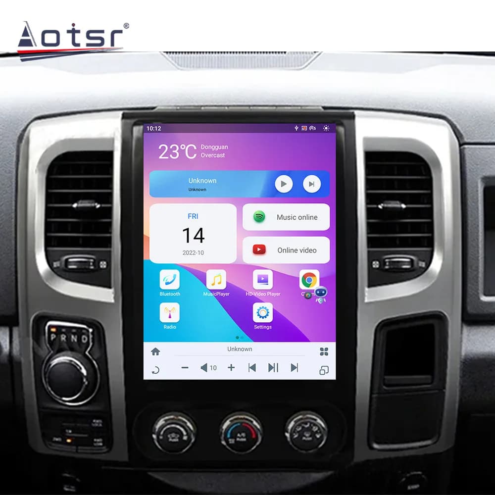 US Stock 14.4 Inch Android 14 For Dodge Ram Original Car 2013-2019 Gps Navigation Carplay Car Radio HD Touch screen Stereo Auto