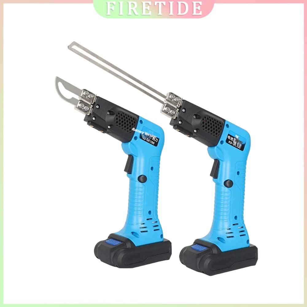 Coltello riscaldante elettrico ricaricabile taglio schiuma spugna macchina da taglio tessuto riscaldamento coltello da taglio hot melt scheda KT