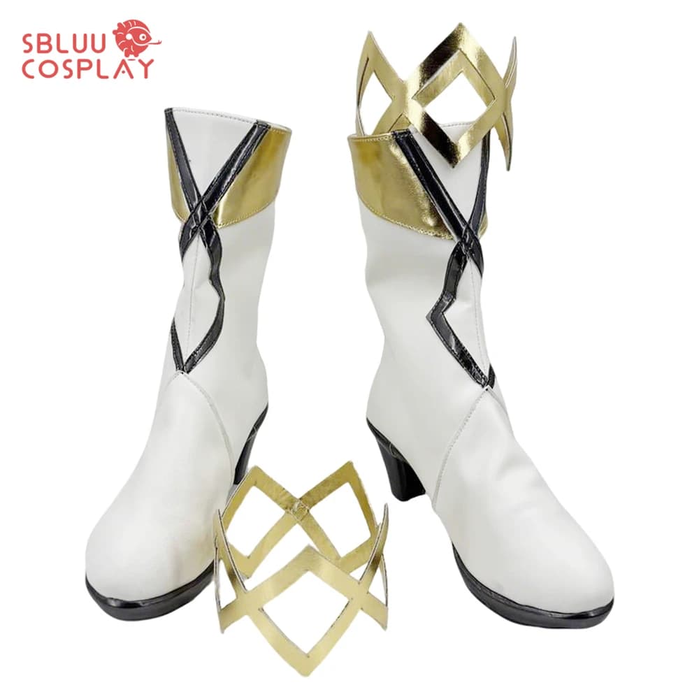 SBluuCosplay Genshin Impact Tholindis Scarpe cosplay Stivali in PU realizzati su misura Accessorio per feste di carnevale