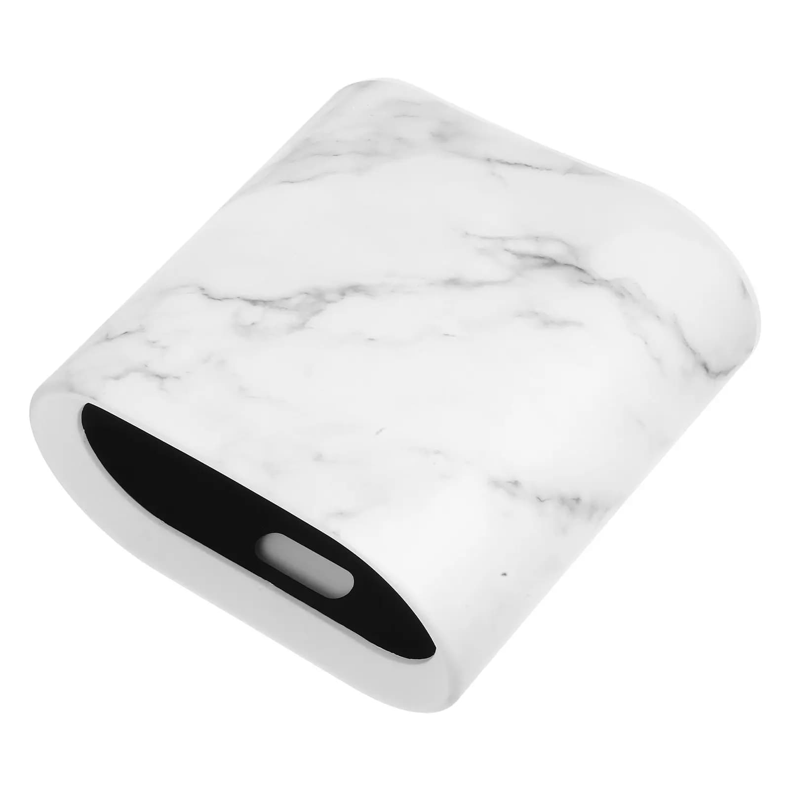 Cestino per Rifiuti in Marmo Sottile, Design Elegante Salvaspazio, Bidone della Spazzatura per Casa, Ufficio, Bagno, Hotel