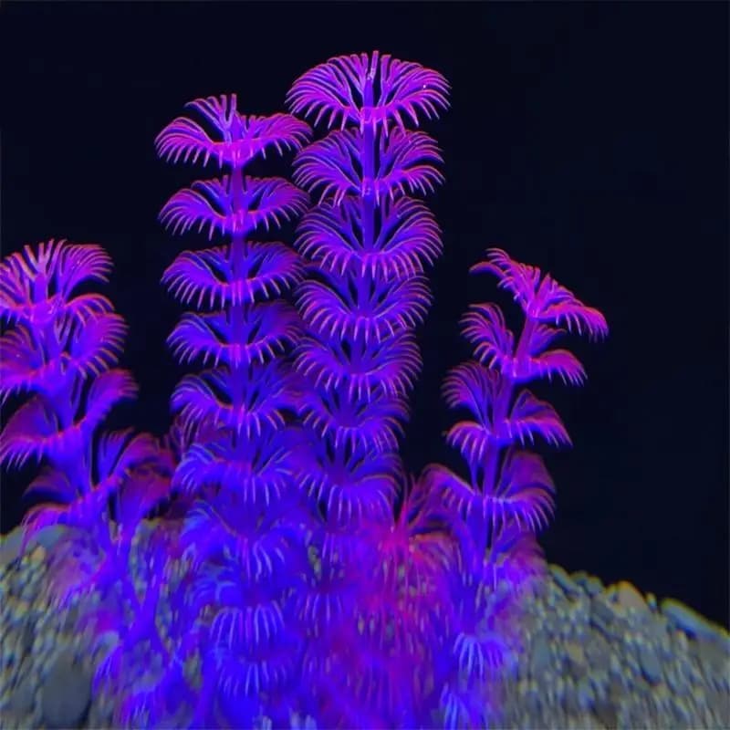 QX2E Erba artificiale per piante acquatiche artificiali per decorazioni per acquari
