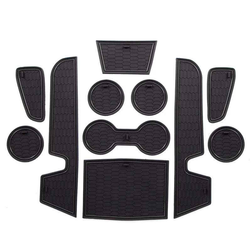 Anti-Slip Car Gate Slot Mat For Toyota Corolla 2019 2020 Door Groove Pad Non-Slip Mats Rubber Coaster Auto Interior Accessories