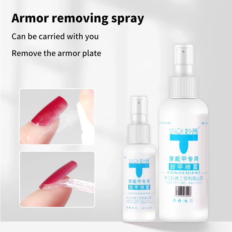 Colla per unghie rimozione rapida per Spray falso detergente per strass strumenti liquidi tecnici per unghie e appassionati di unghie