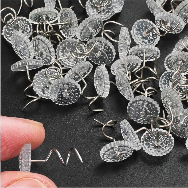 20/40 PCS Transparent Sheets Fixing Clips Nail Duvet Chair Cover Grip Support for Home Non-slip Attachment