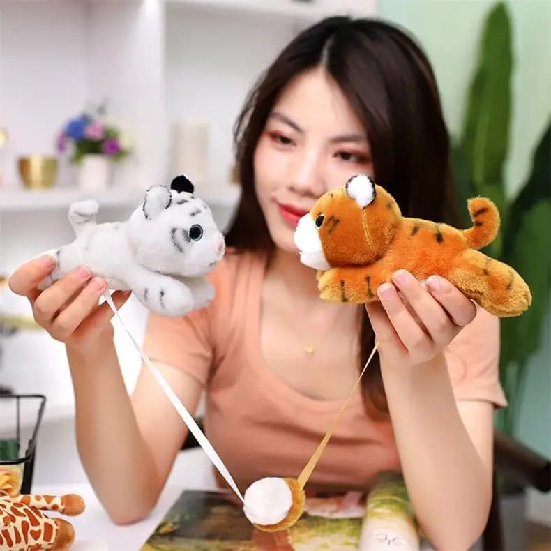 Adorable Plush Toy Animal Shoulder Stand Soft Cute Birthday Gift Doll for Children Toy Storage Bucket/Box Family Organizer