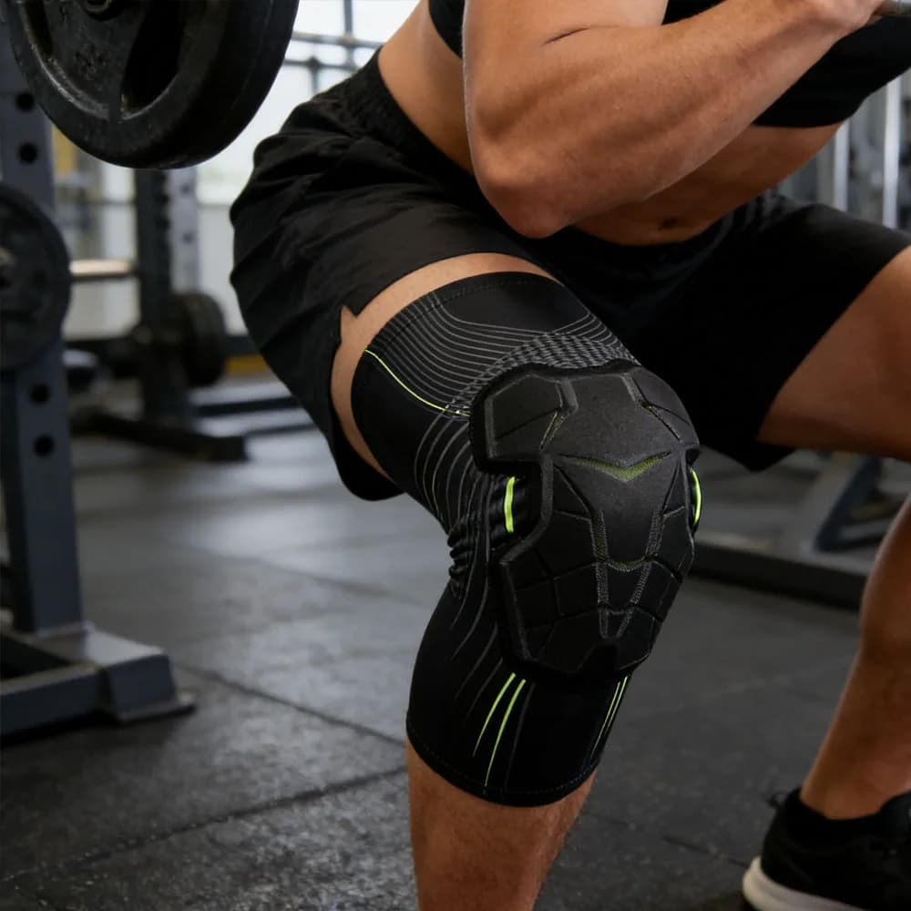 1pcs Honeycomb Knee Protectors for Basketball, Volleyball, And Football - Compression Leg And Support Brace