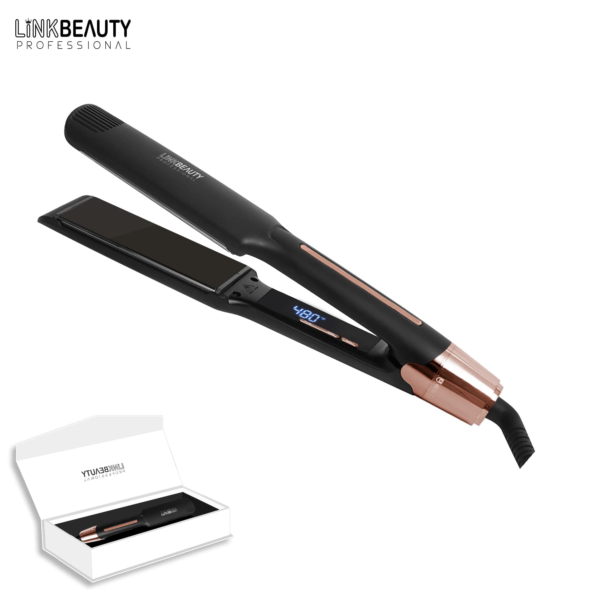 Smart Library LinkBeauty Premium Double Voltage Cap Plate 100-240V with Digital Temperature Display 80-250°C Quick Shipping Range
