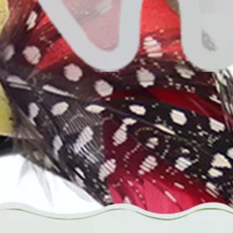 1Pcs Random Simulation Swallow Tail Bird Clip Handmade Bird Plant-decorated Artificial Bird Handicrafts For Ornament