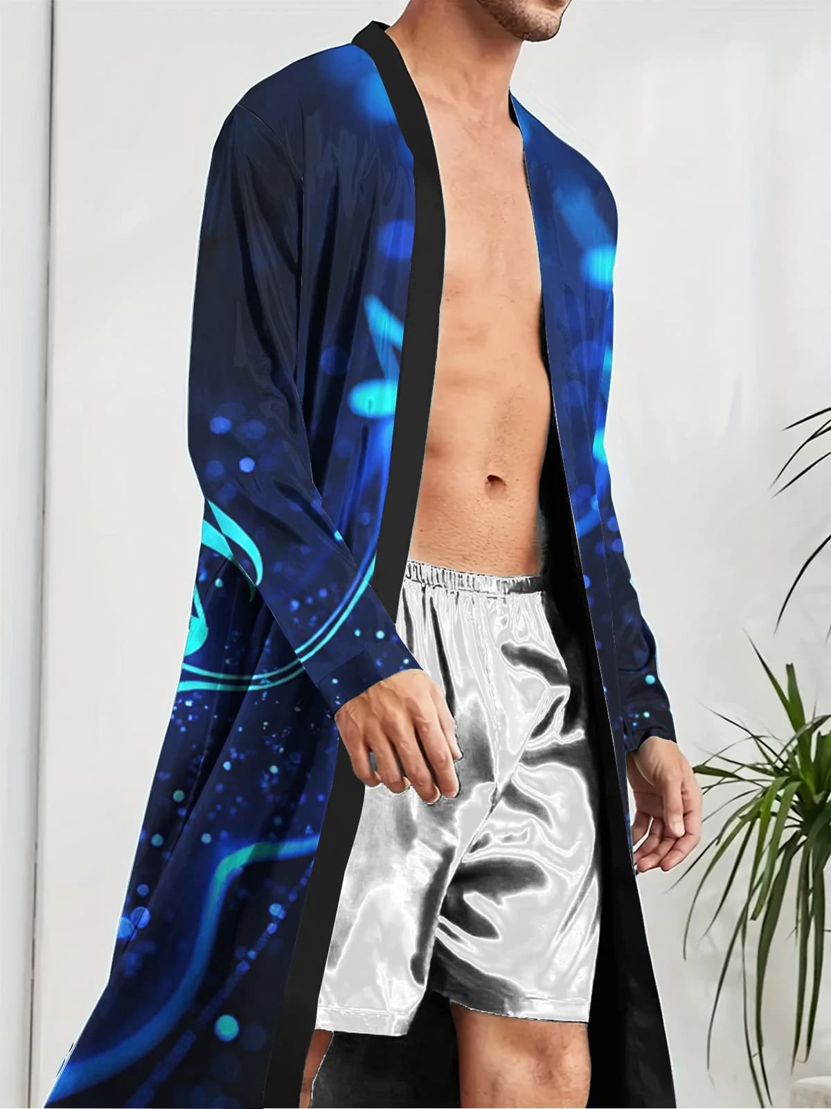 1pcs Men's Robes 2026 Spring/Summer robe Breathable Bathrobe man Bathrobe men Robes Graphic Funny pajamas 3D Printed