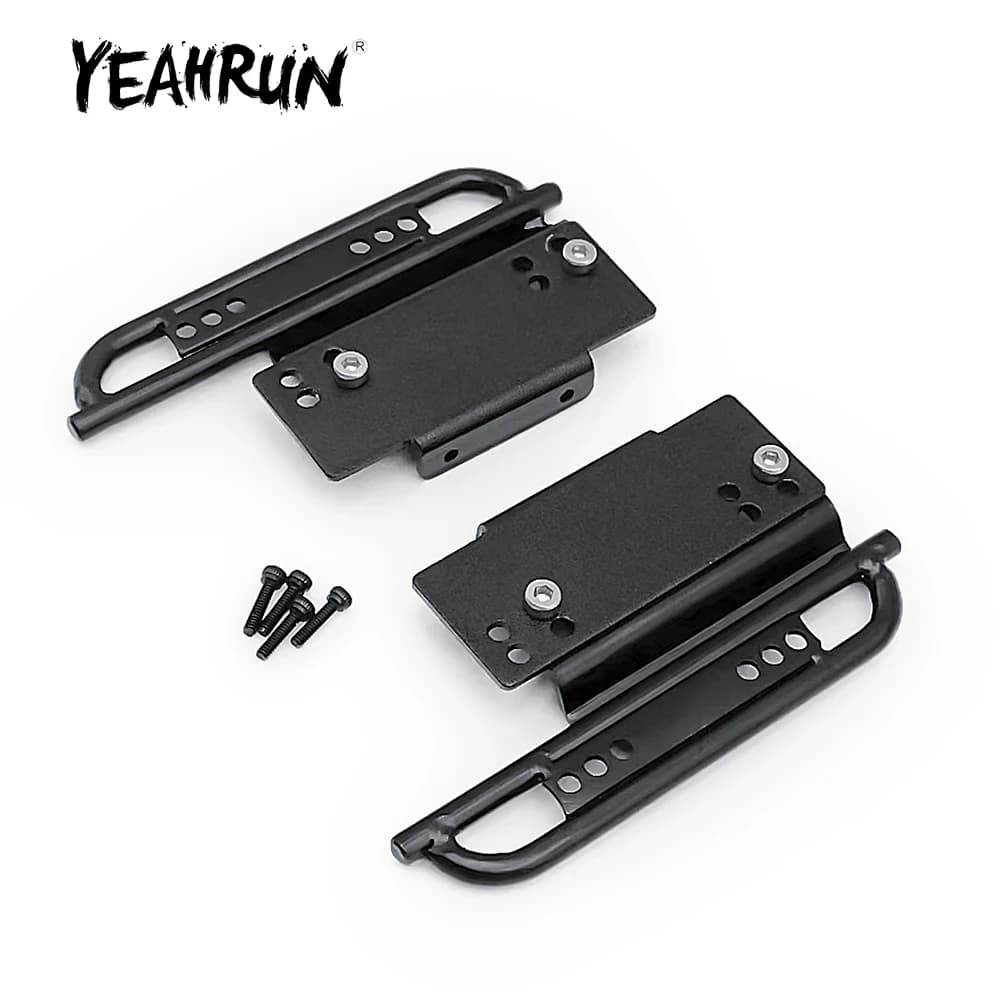 YEAHRUN cursori in lega metallica pedale laterale per Axial SCX24 catenaccio Chevrolet Wrangler Gladiator Bronco 1/24 RC Crawler modello di auto