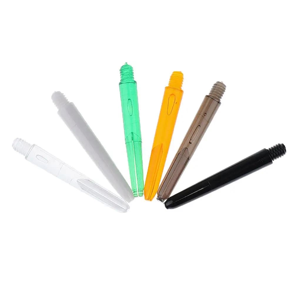 2BA Plastic Stems Universal Short 35mm Shafts Lightweight Easy Install for Soft Tip and Steel Tip Sets