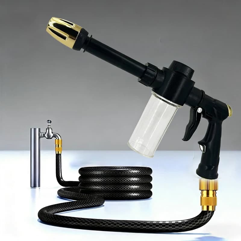 High Pressure Car Wash Sprayer Adjustable Nozzle Soap Dispenser, Multi-Purpose Garden Pump for Automotive Truck Solar Panel Pet
