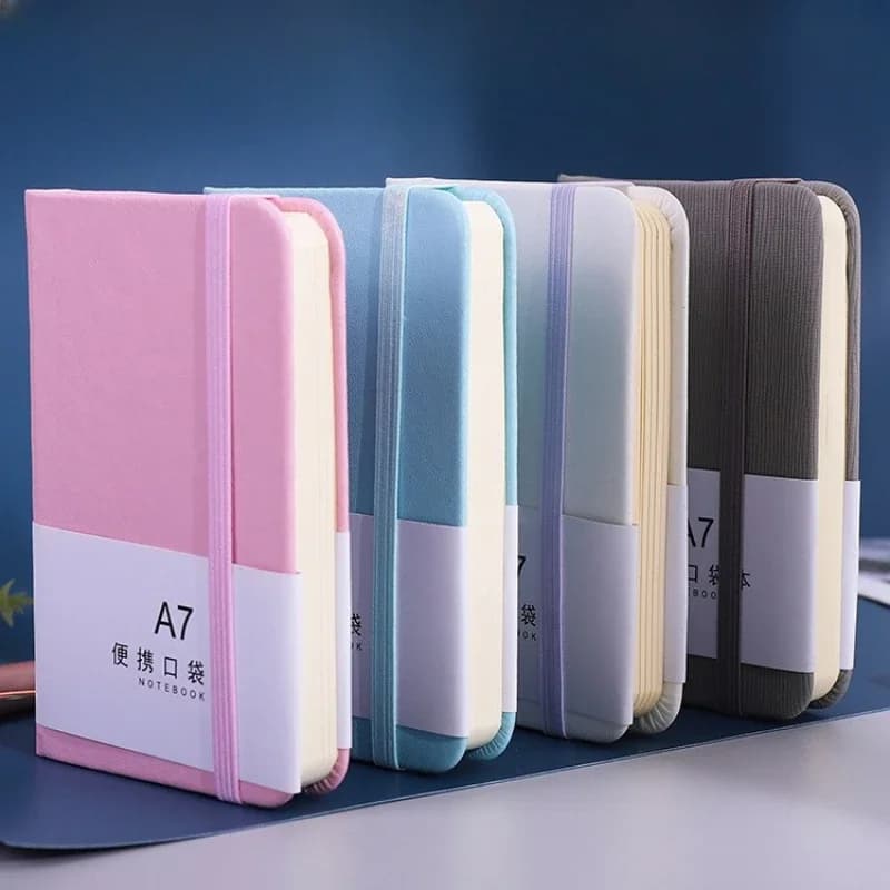 96 fogli A7Mini Notebook portatile tasca blocco note Memo diario Planner carta da lettere per studenti scuola forniture per ufficio