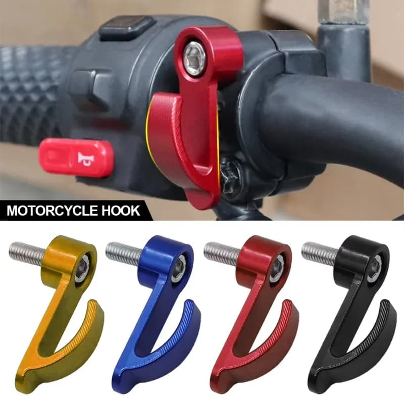 Universal hook for motorcycle aluminum alloy for motorcycle with single hole hook for helmet hook for electric bike cross