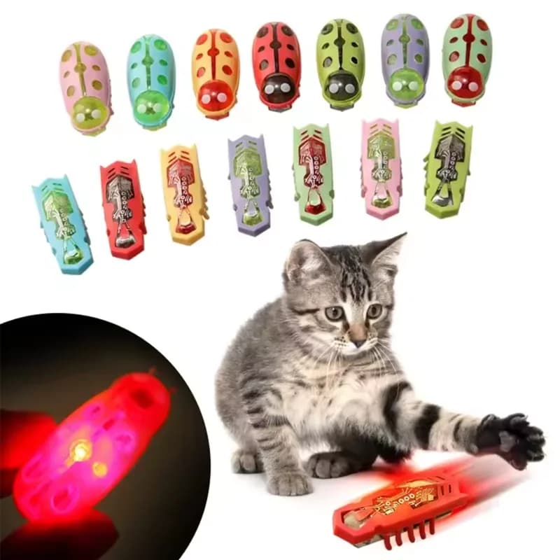 Electric toothbrush for insects micro jump mouse electronic fighting insects competition mechanical entertainment toy to tease cats
