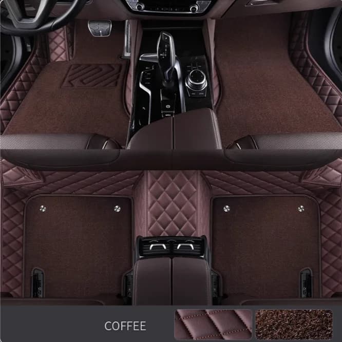 5D Custom Car Floor Mats For BMW 4 Convertible F33 G23 2013-2024 Years 4Doors Auto Carpets Double Layer Coche Liners Blanket