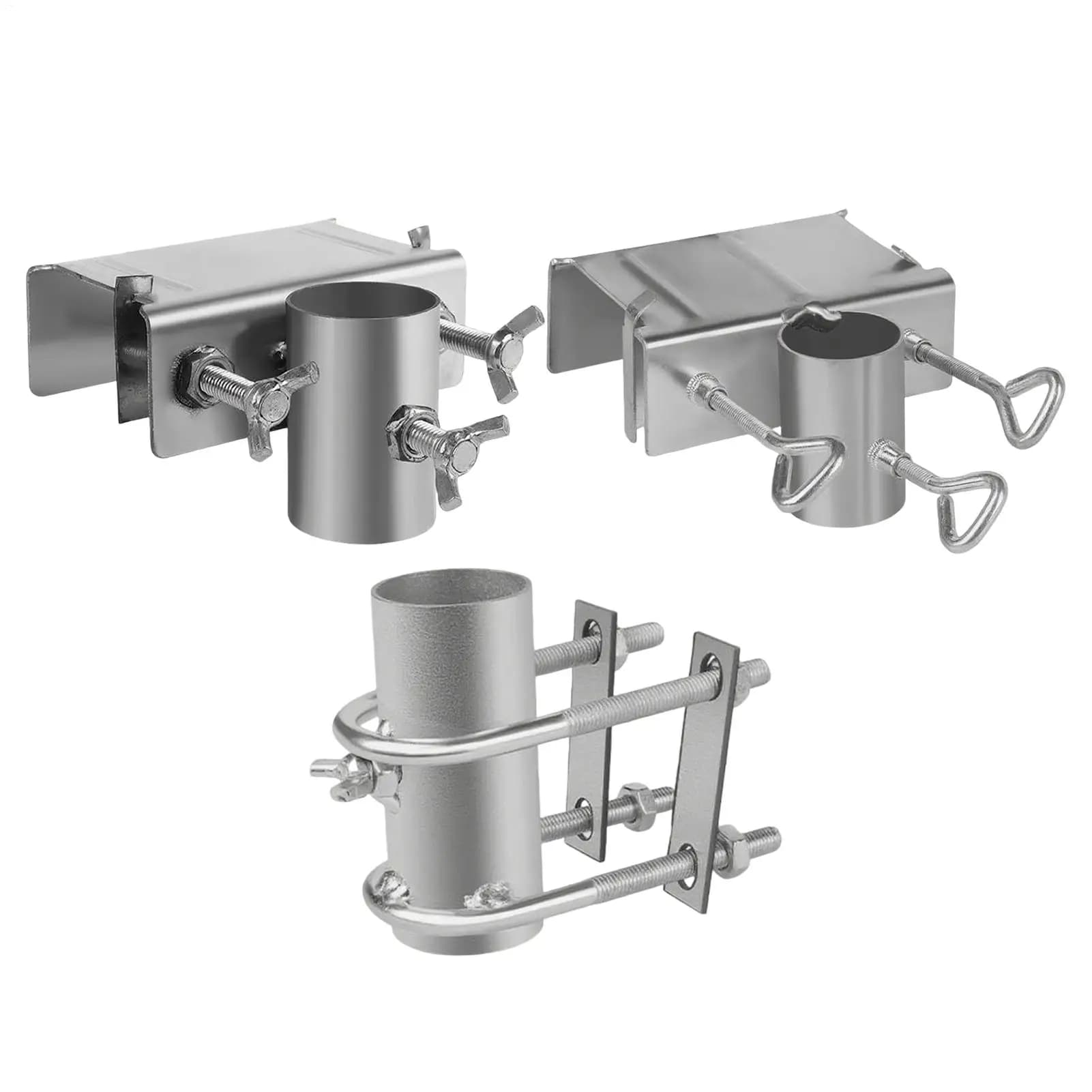 Patio Umbrella Acc Stainless Parts Multi-Functional Household Umbrella Storage Rack for Balcony Patio Table Lifting Fixed Handl