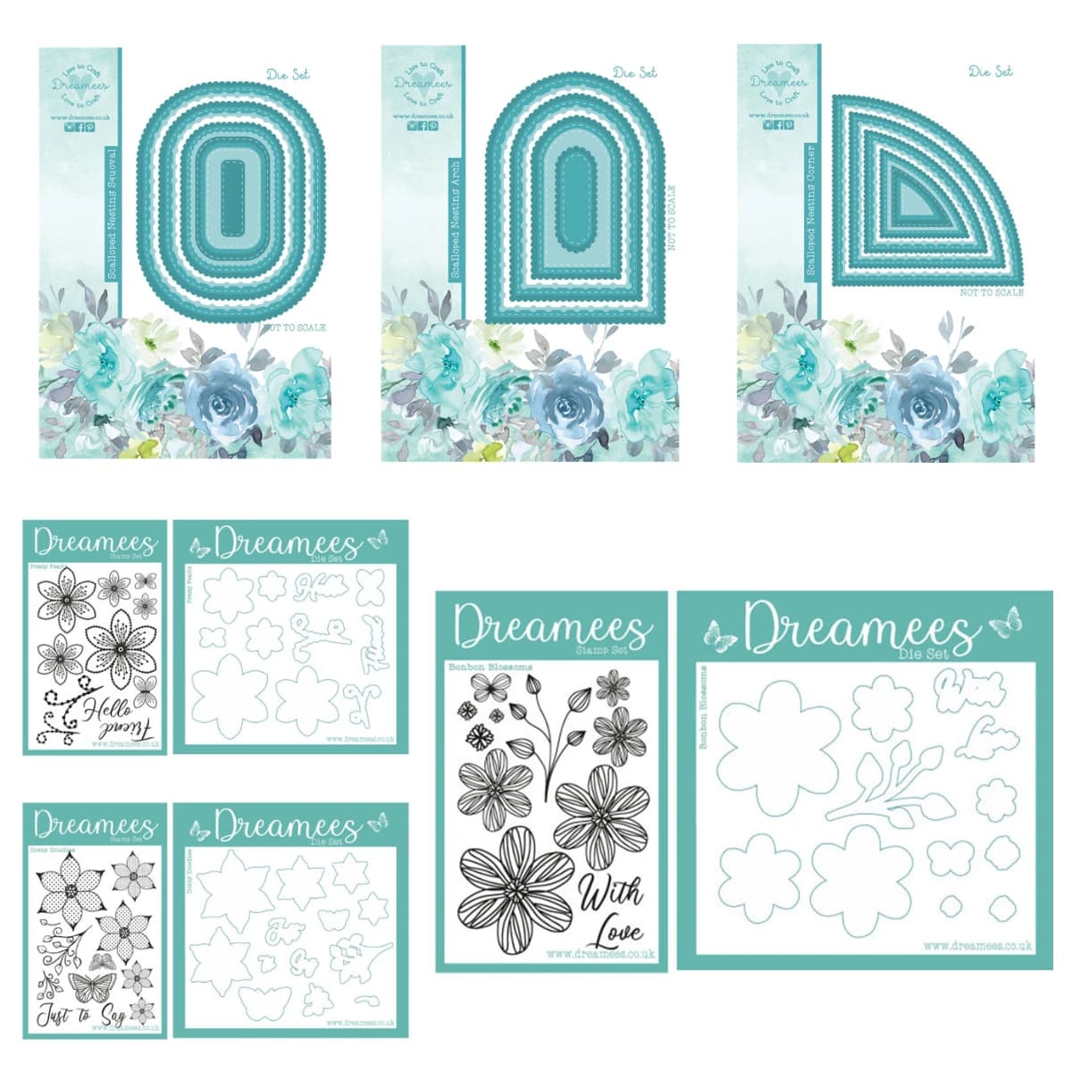 New Stitches Stamp and Die Set Nesting Arch Dotty Doodles Blossoms Metal Cutting Dies DIY Craft Template 2026 Scrapbooking Decor