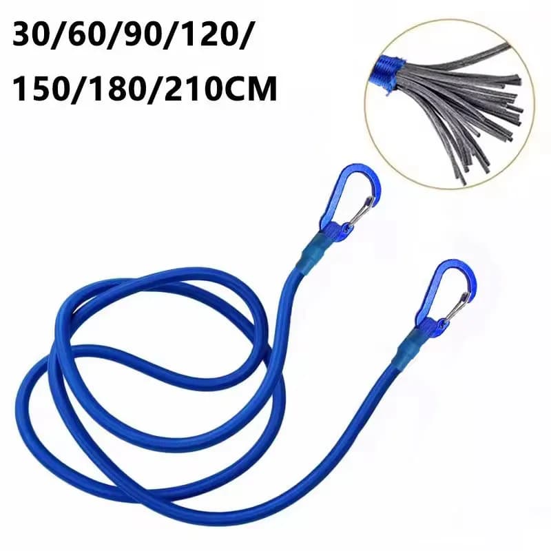 Elastic Bag Strap Elastic 8mm Heavy Duty Corda Alloy Curtain Supplies Camping Corda Tie For Motorboat Parking