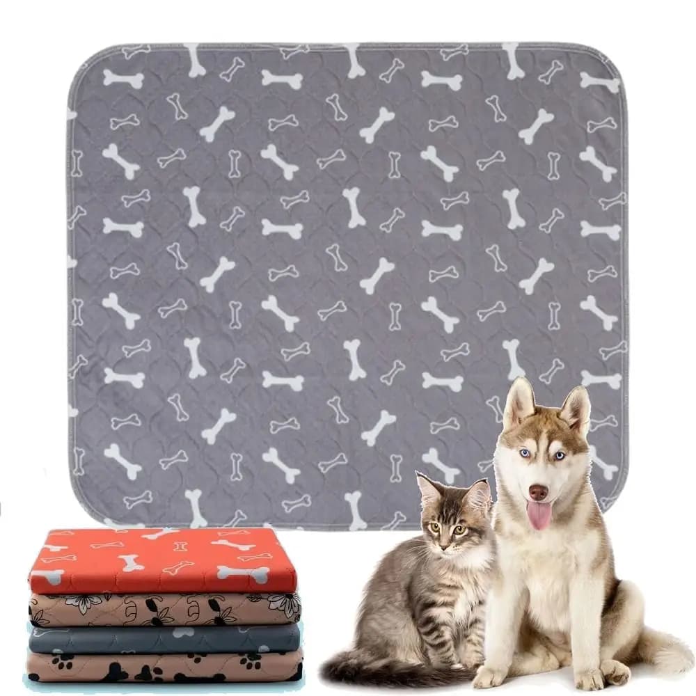 Durable Super Absorbent Pet Bed Mat Washable Anti-Slip Dog Urine Pad Waterproof Reusable Puppy Pee Pad with Pheromones