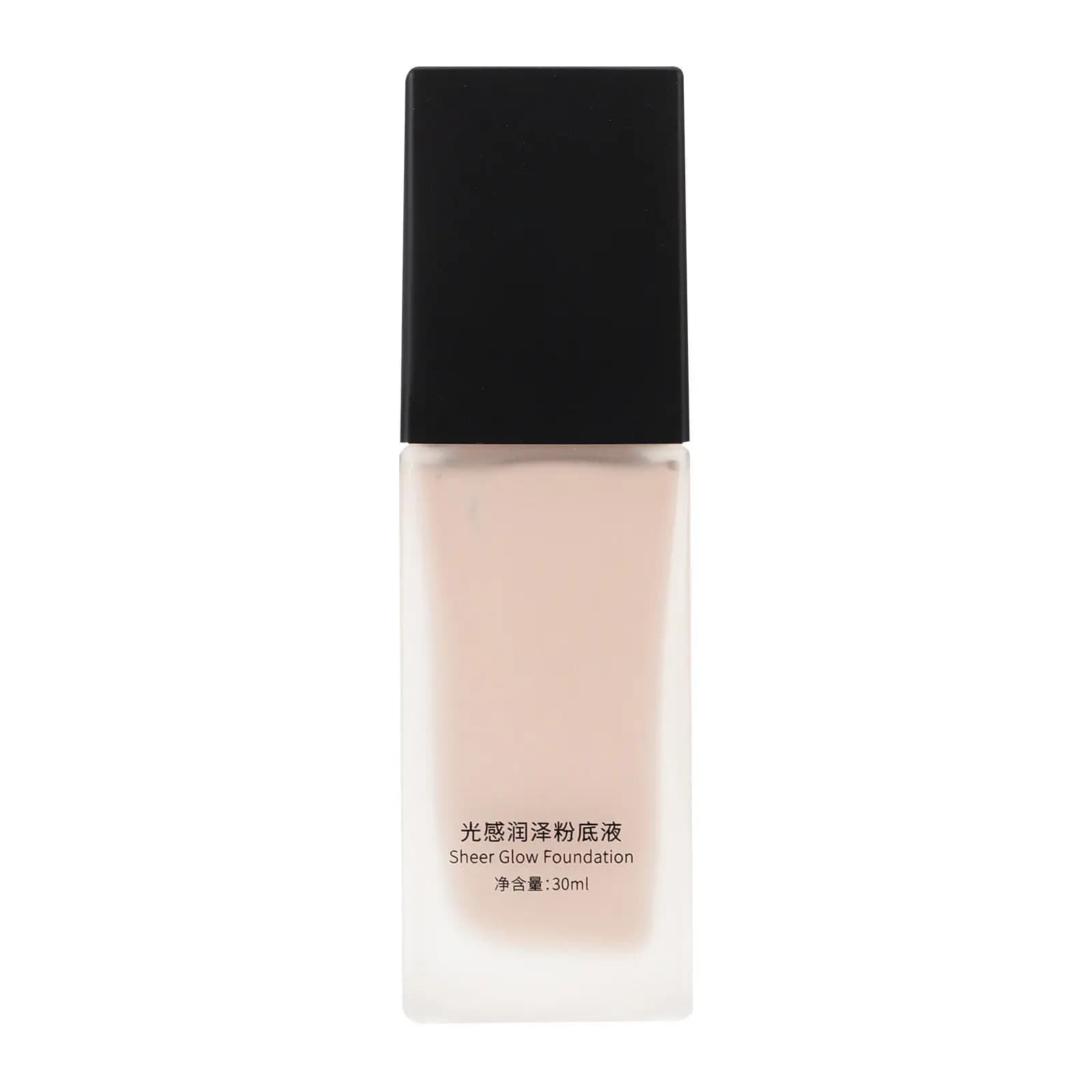 30ml waterproof liquid foundation for woman, Medium cover Retardant effect, Long life, Indispensable for everyday makeup