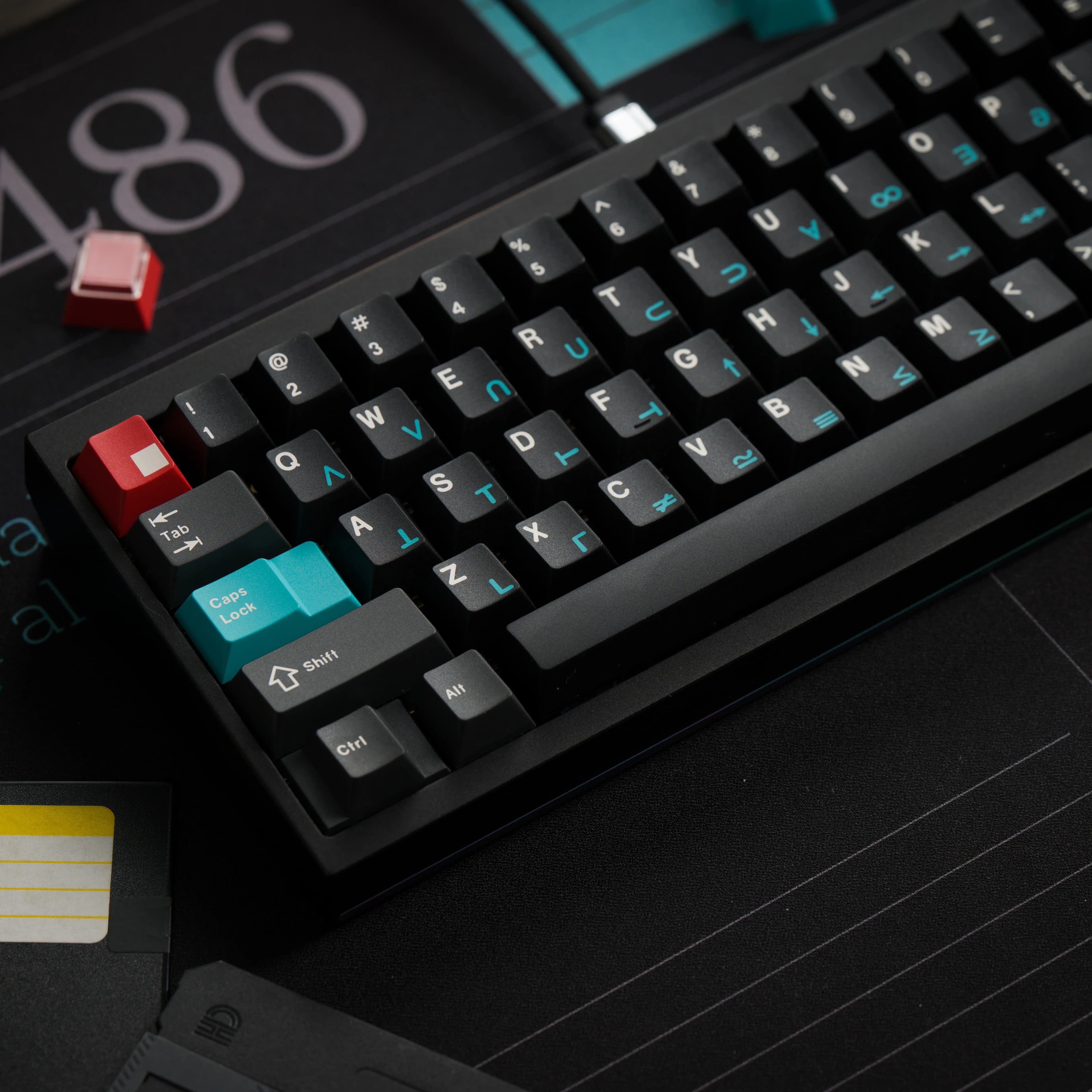 Custom Keykobo Dolch kkb Theme Keycaps Set Cherry Profile ABS Keycap for Mechanical Keyboard Gamer Gift Mouse Pad