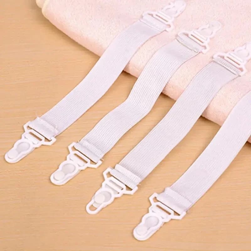 Clip Regolabili a Triangolo per Lenzuola e Coperte, Fissatori Elastici per Materasso, 1-6 Pezzi