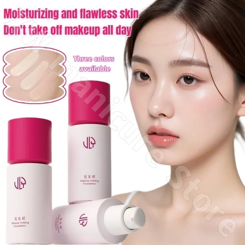 Fondotinta liquido Youleyan con asciugatura rapida e nascente, impermeabile, resistente al sudore, rinfrescante e senza polvere cieca, 30 ml
